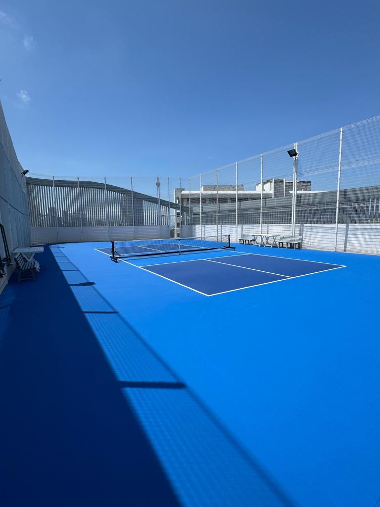 PickleChoo Apex Court outdoor pickleball venue at 201 Henderson Road, Singapore